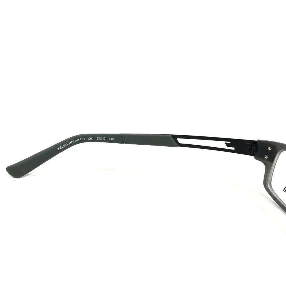 Columbia Eyeglasses Frames C01 KELSO MOUNTAIN Black Grey Rectangular 53-17-140